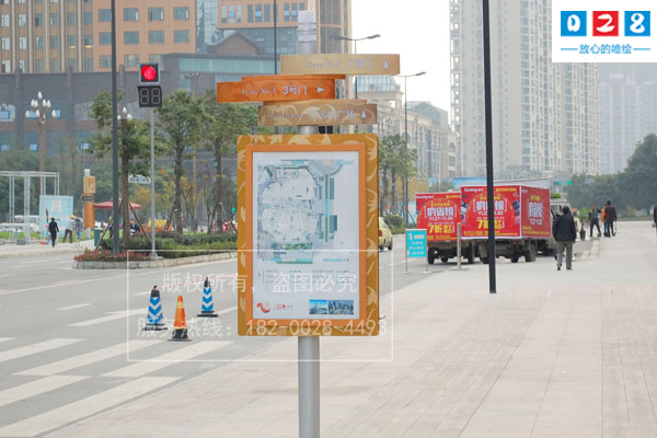 http://www.daoshibiaopai.com商場導(dǎo)視標(biāo)識系統(tǒng)安裝位置布局如何考慮？